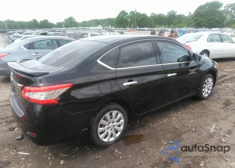 2015 Nissan Sentra S из США, поврежденный, VIN 3N1AB7AP3FY327089